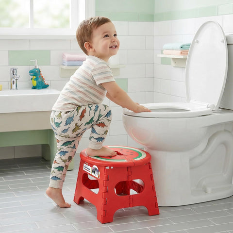 ACSTEP non-slip foot strap keeps stool stable on dry floors.