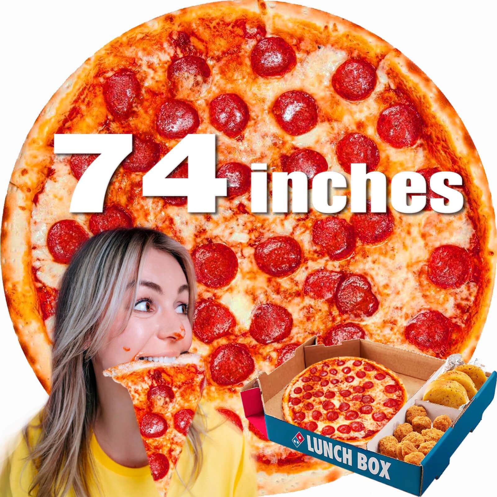 Acteb pepperoni pizza blanket close-up showcases soft fleece for cozy movie nights
