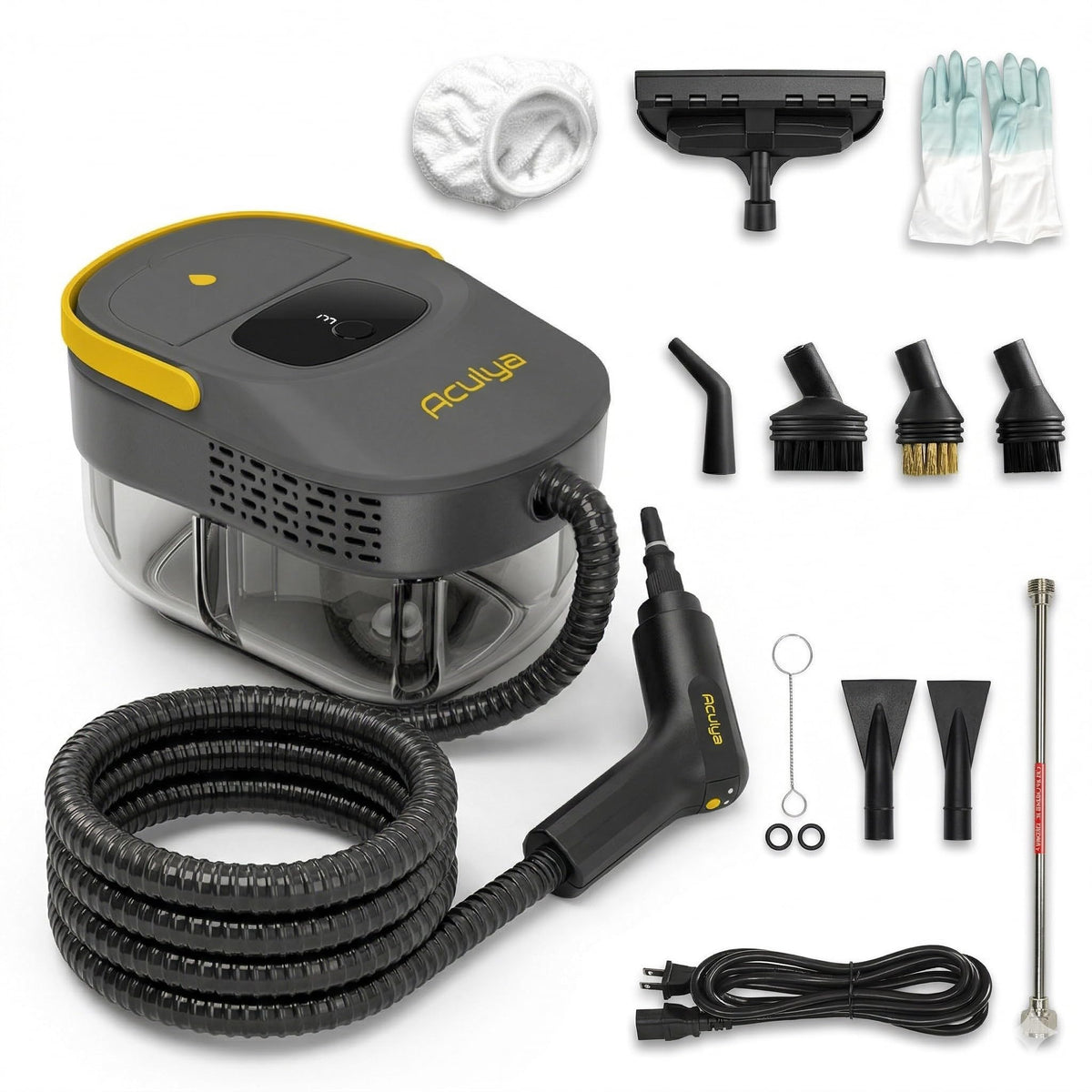 Aculya Life 1.69-quart tank capacity enabling longer cleaning sessions.