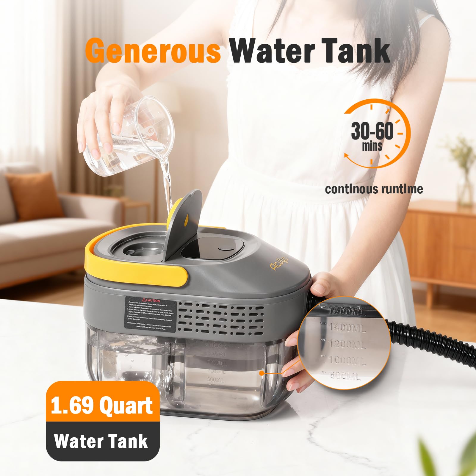 Aculya Life remote-control-mode lets you adjust intensity easily.