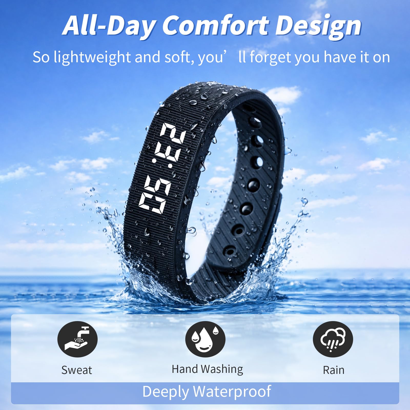 ADAWO flexible step counting modes support single-exercise and 24-hour tracking.