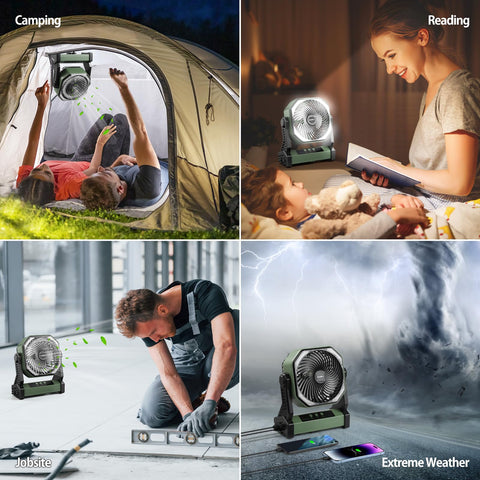 AddAcc 8-inch compact design fits easily in a camping bag or car trunk.