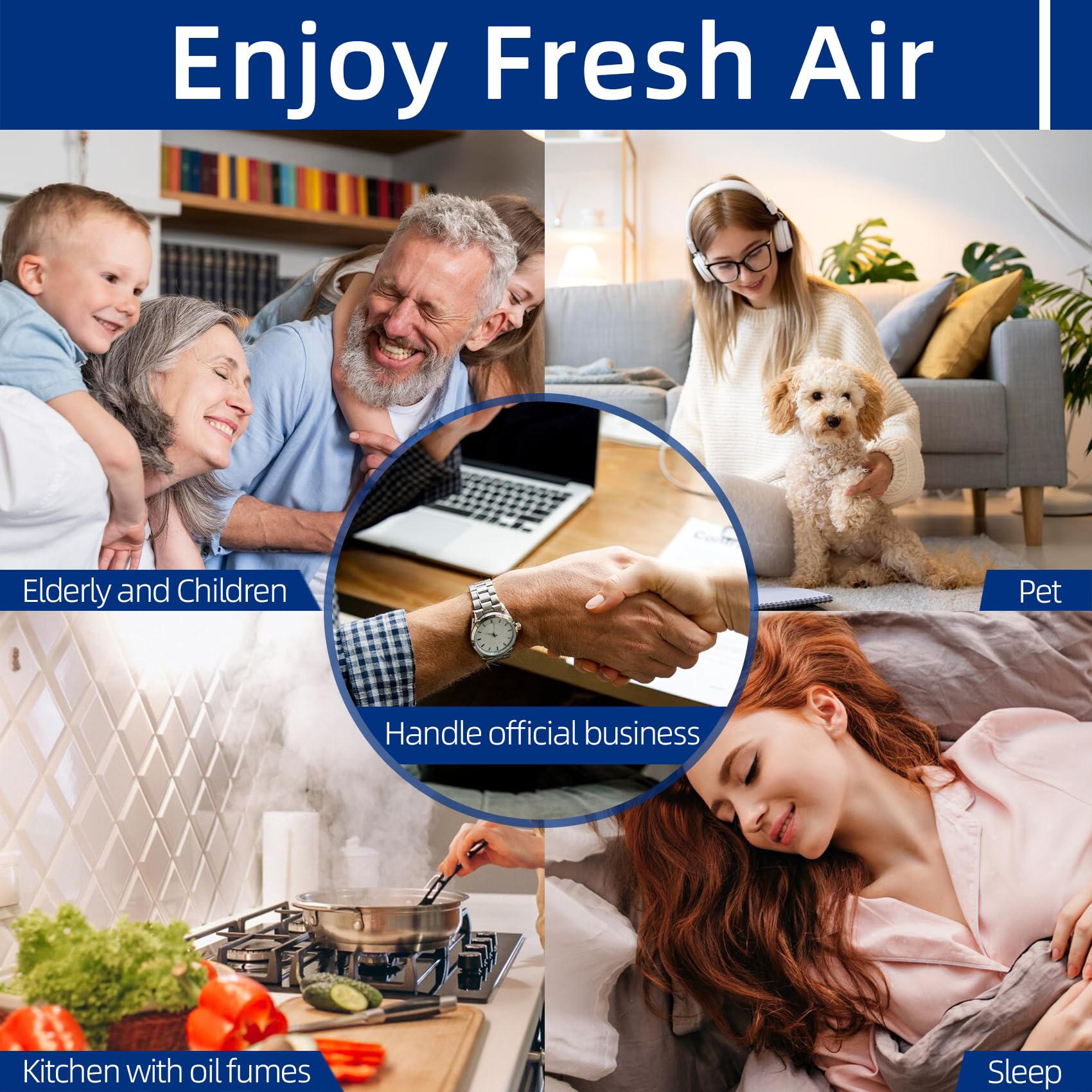 Compact packaging view shows ADDFRESH ProHEPA 9000 filters ready for quick replacement.