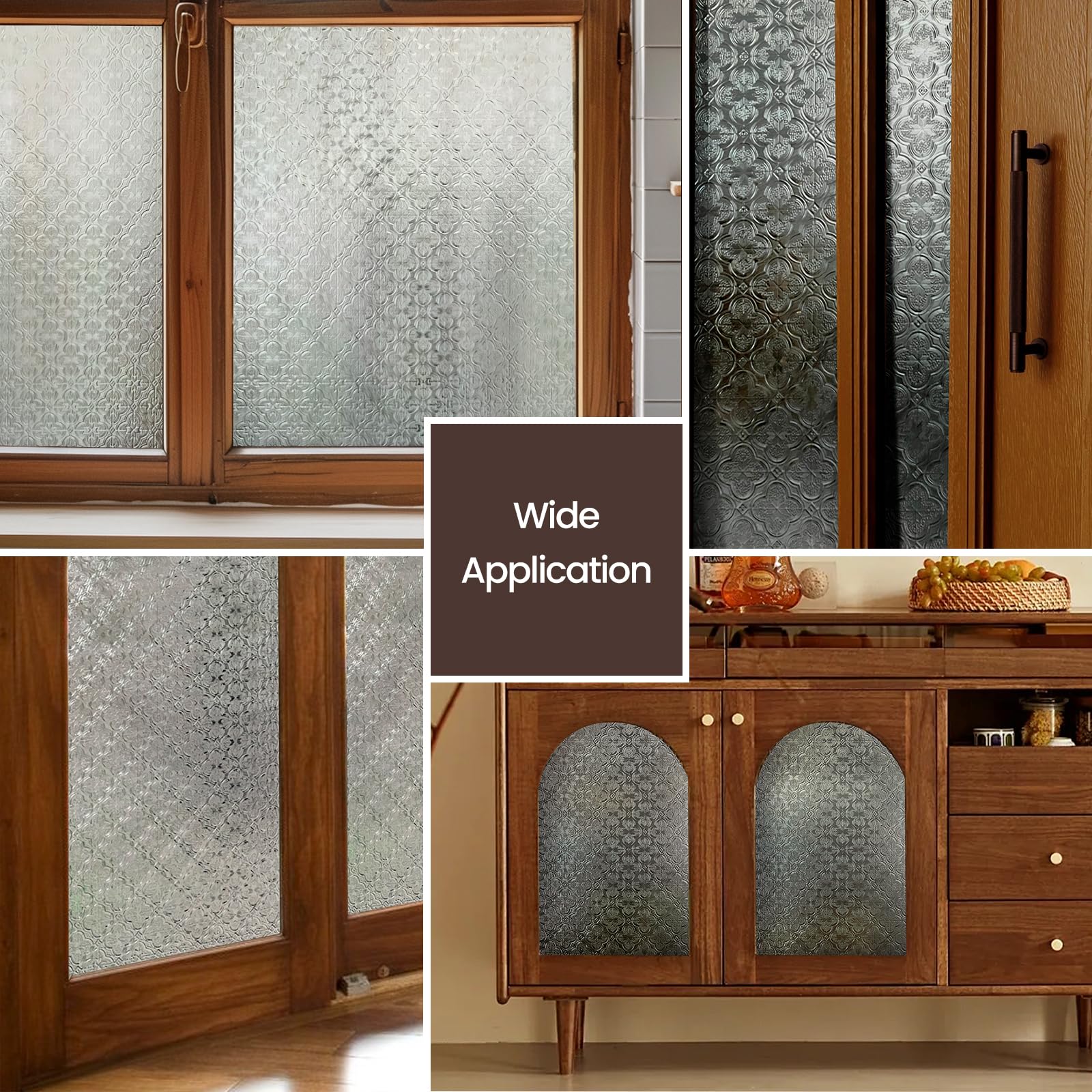 ADD.HERES durable, scratch-resistant stained glass film maintains vibrant colors over time