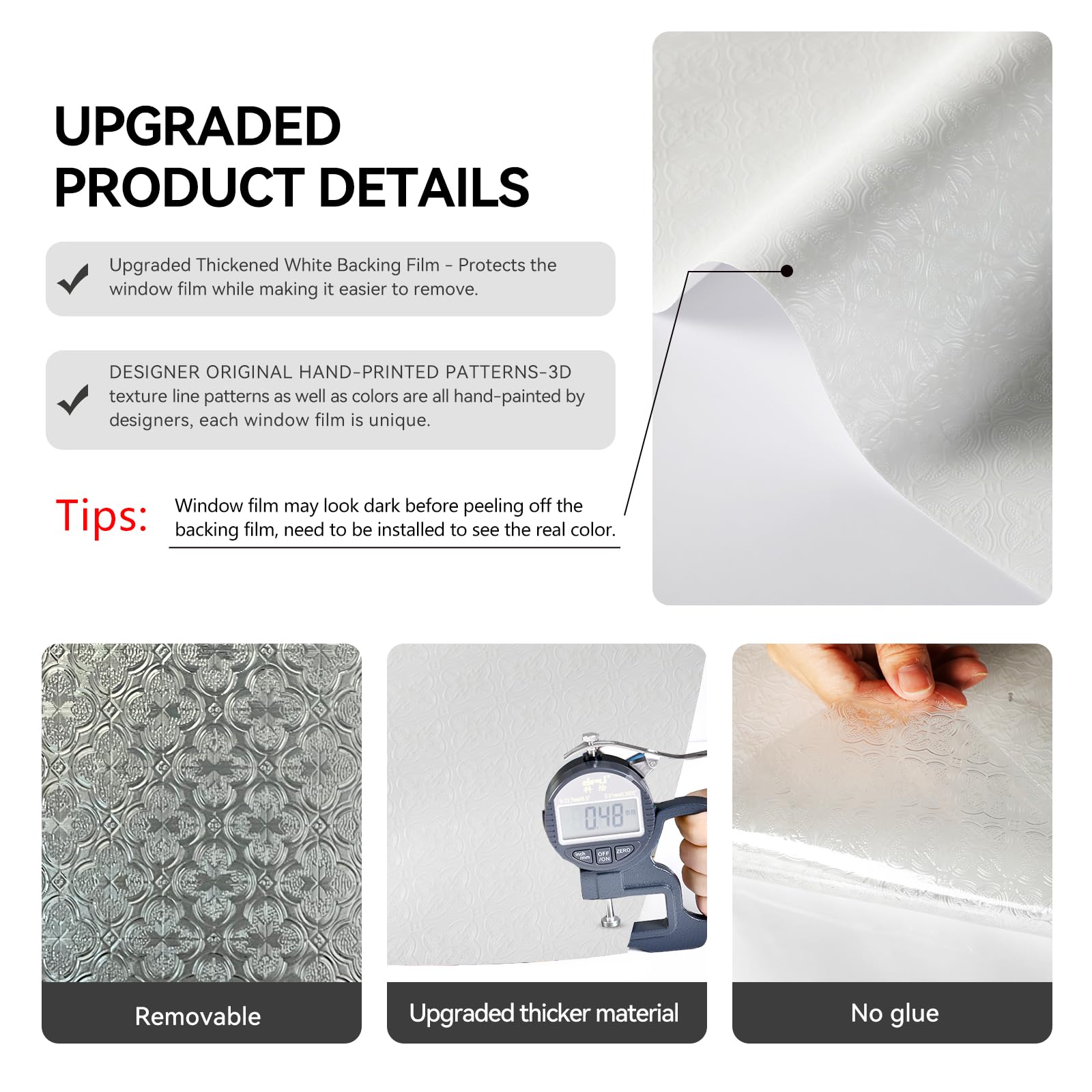 ADD.HERES heat-control window film balances indoor temperatures with stylish pattern