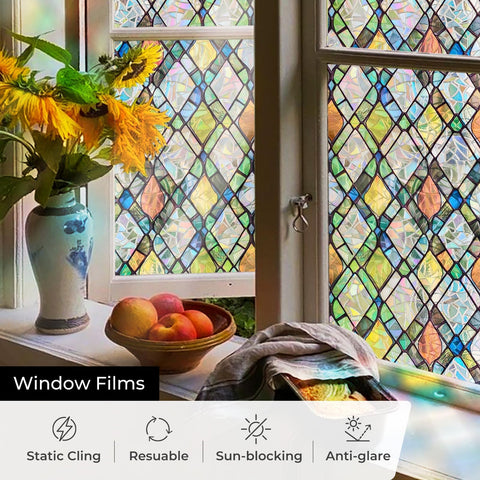 ADD.HERES sunlight reflection on window film enhances room ambiance