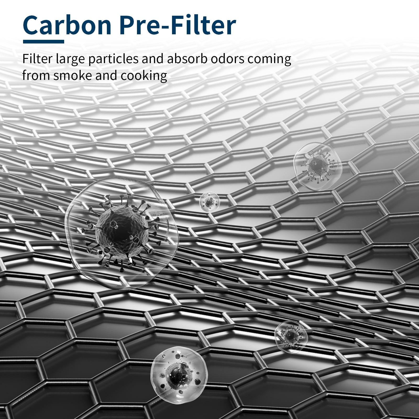 ADDUBEAU FLT4825 four-HEPA filters pack ready for replacement in purifiers.