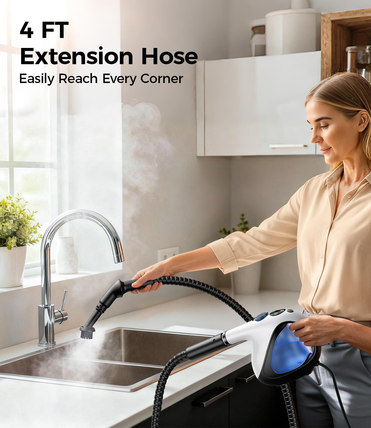 ADICOM grout and appliance care with powerful steam