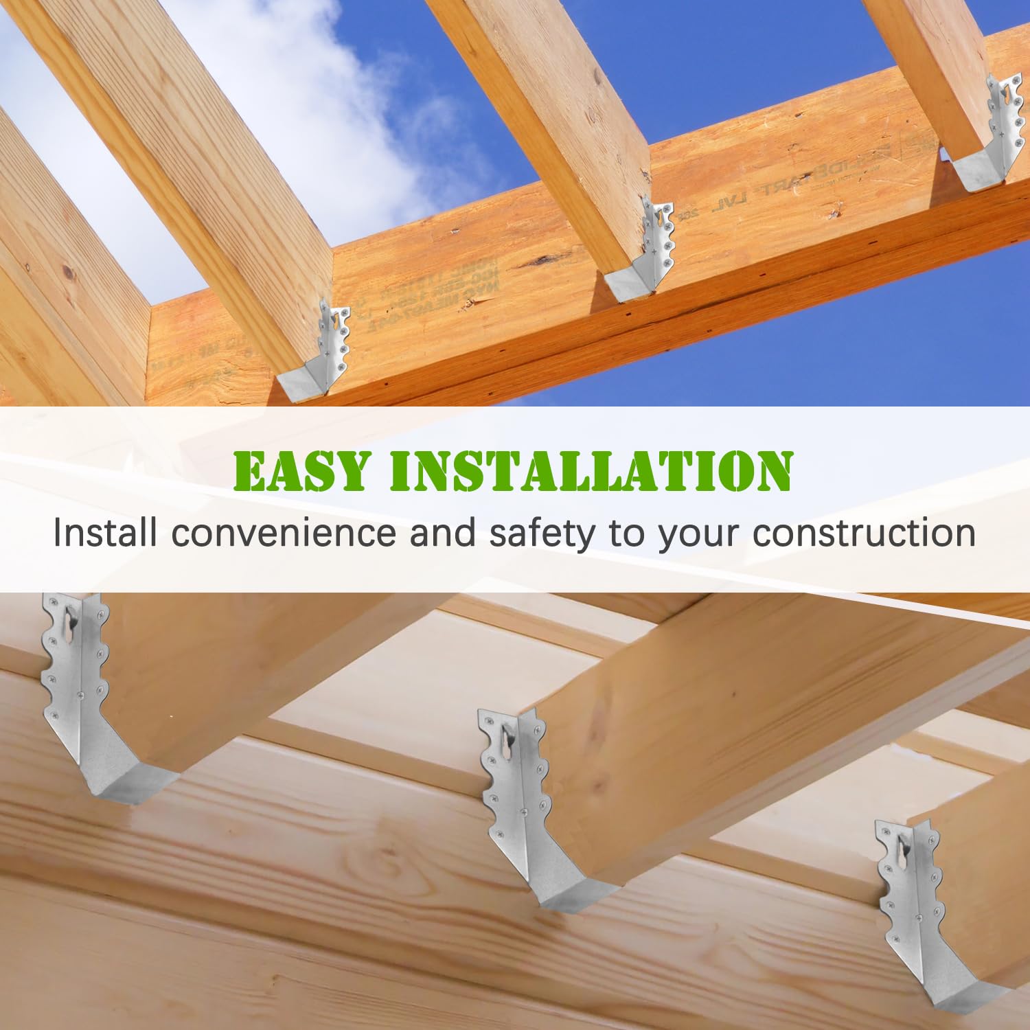 ADLMPW 20-pack joist hangers for versatile project needs.