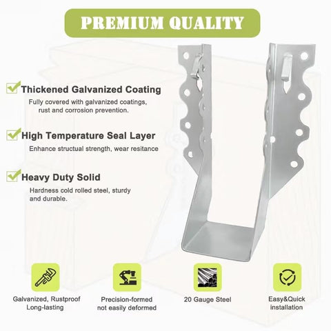 ADLMPW face-mount hanger secures joists efficiently in wood framing.