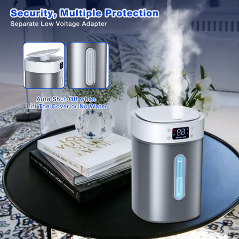 Admettre aromatherapy-ready humidifier allows essential oil diffusion.