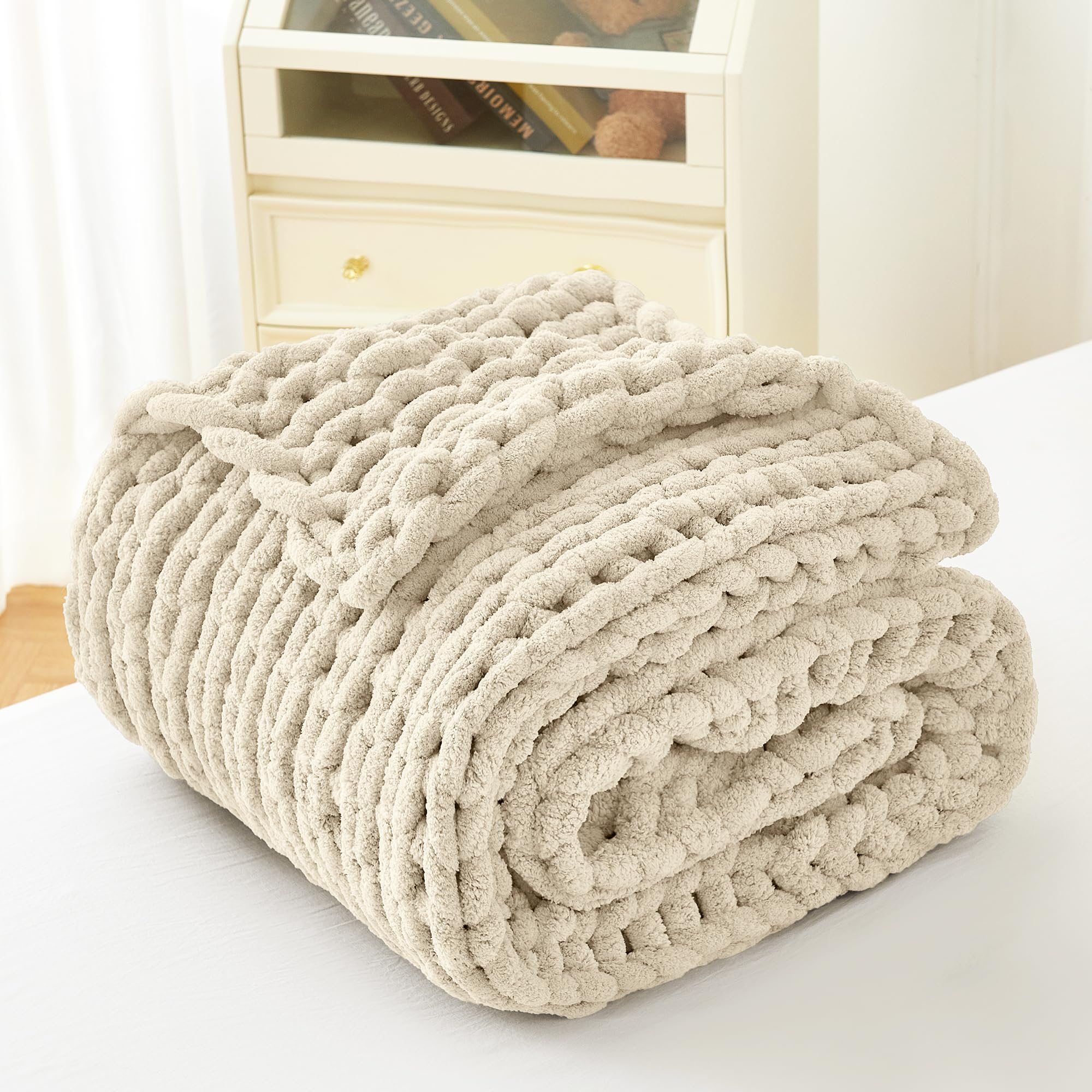 Admitrack cozy-decor throw on chair highlights versatile home use.