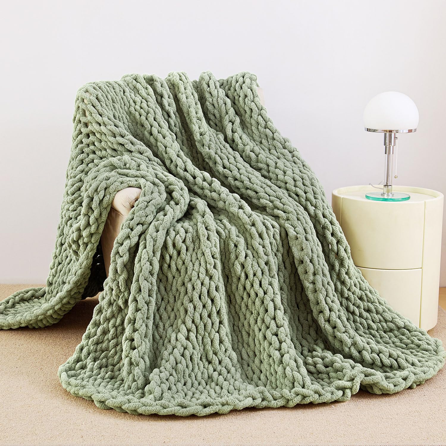 Admitrack hand-knit cable detail showcases craftsmanship and timeless style.