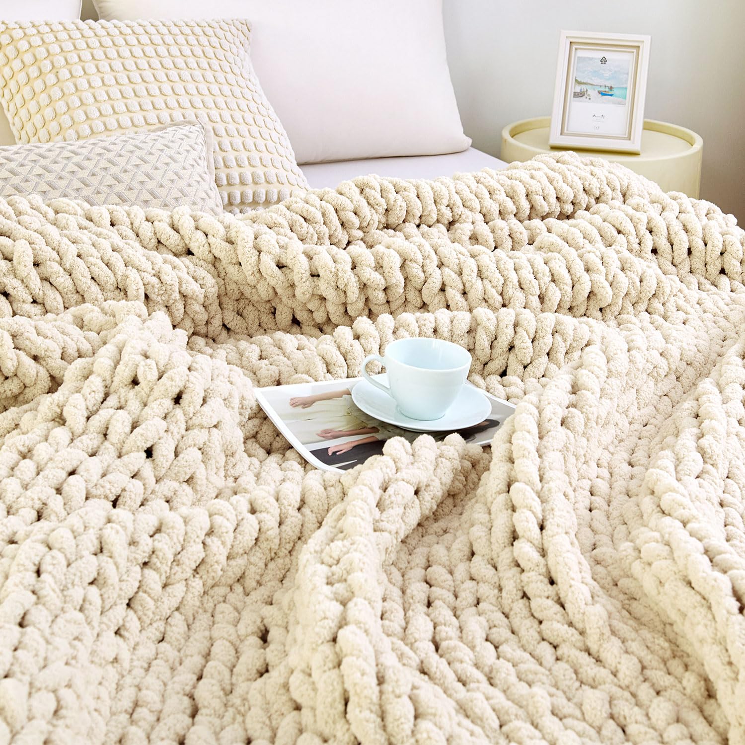 Admitrack hand-knit cable-knit pattern showcases craftsmanship and durable design.