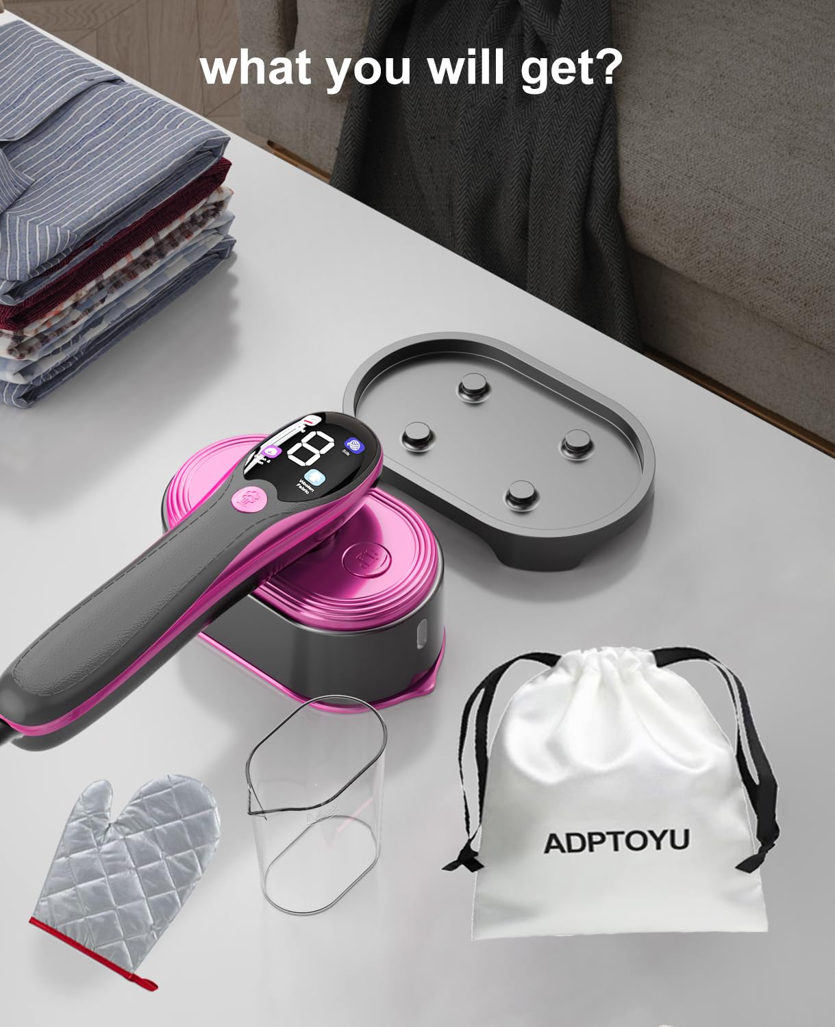 ADPTOYU travel-ready compact case highlights portable wardrobe solution