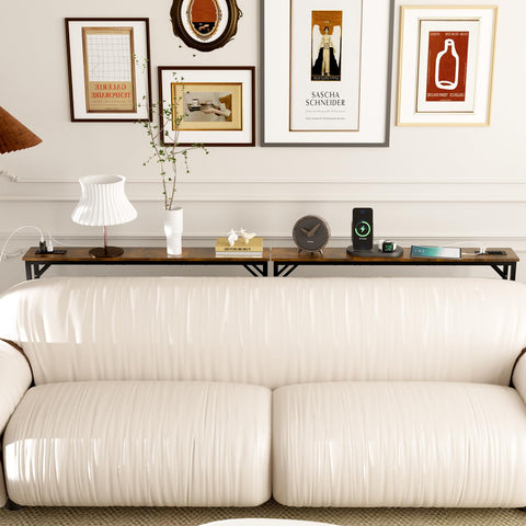 Aduanbang console table anchored to wall for stability on uneven floors