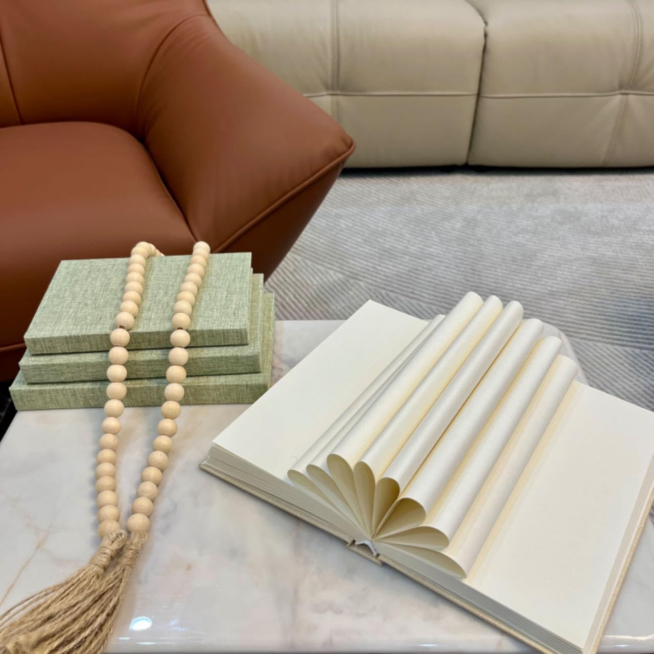 ADUN Stationery decorative books with blank pages suitable as guest book or journal