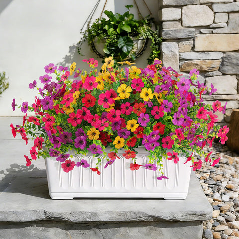 ADXORA eucalyptus leaves enhance outdoor arrangements with a natural touch.