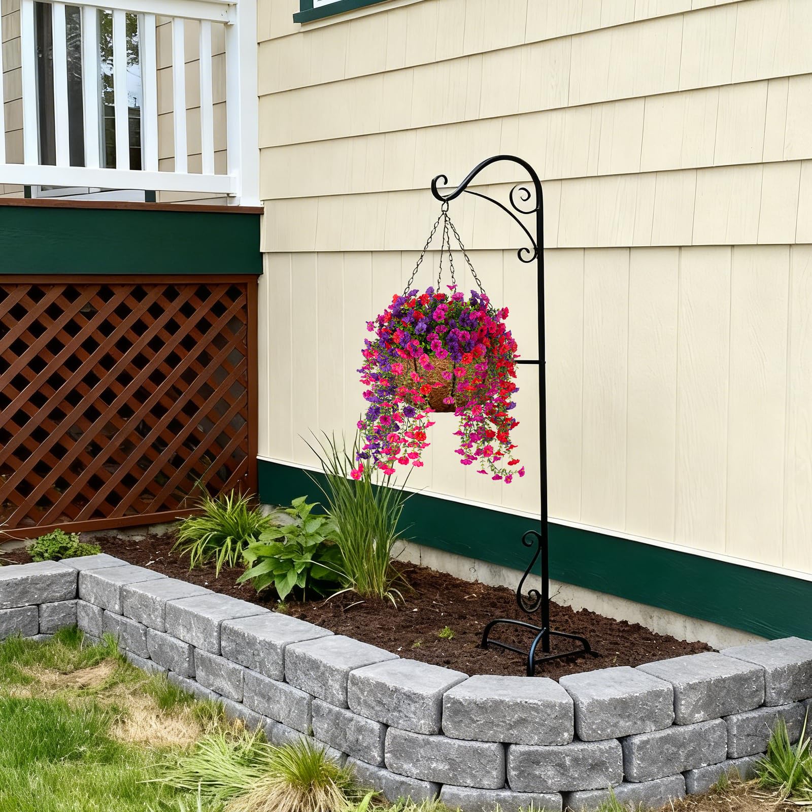 ADXORA UV-resistant silk flowers endure sun and rain without fading.