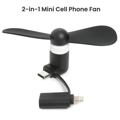 Aeergured green phone fan showcases lightweight, safe design for everyday use.