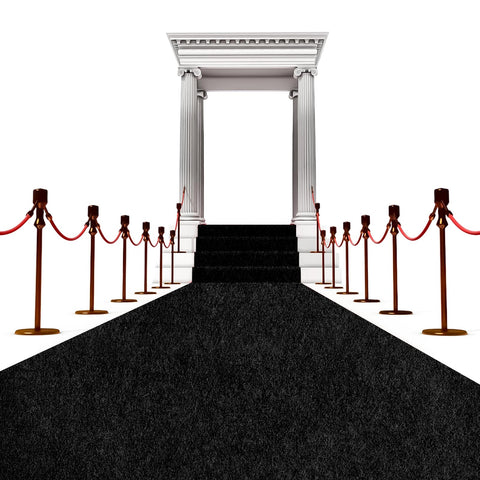 AEHISDHIE black carpet runner with non slip backing for stable use