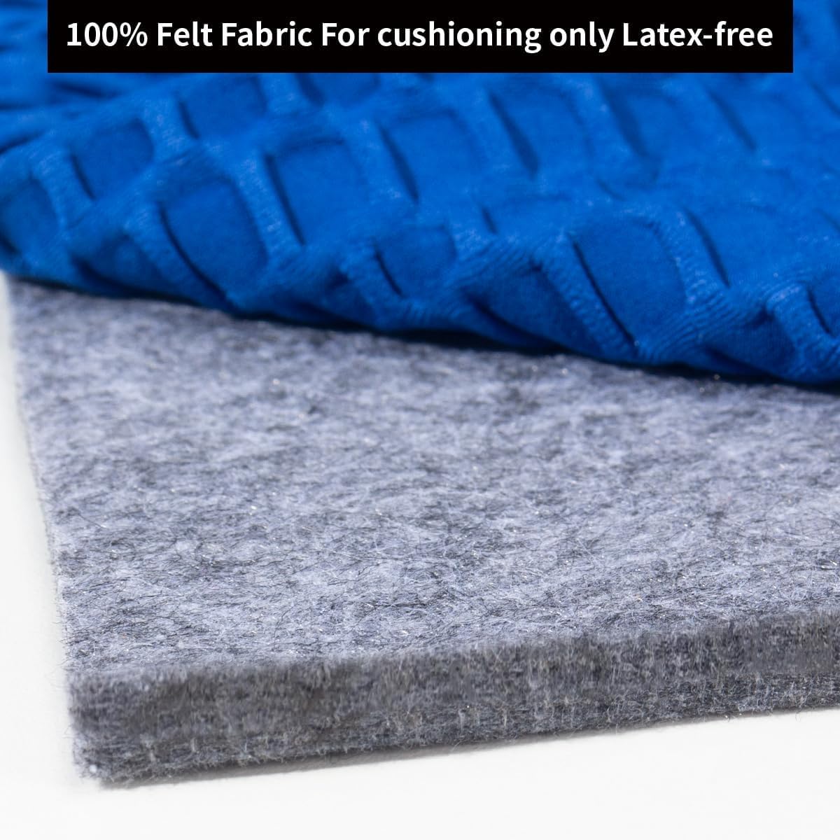 AEHISDHIE rug pad keeps furniture in place without staining floors.