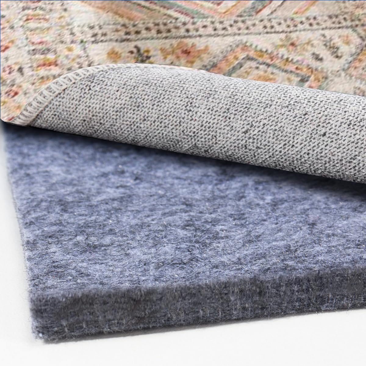 AEHISDHIE felt rug pad half-inch thickness for 8x10 rugs with floor protection.