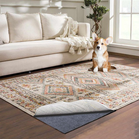 AEHISDHIE Waterproof Rug Pad 2x8ft keeps rugs flat and secure on all floor types