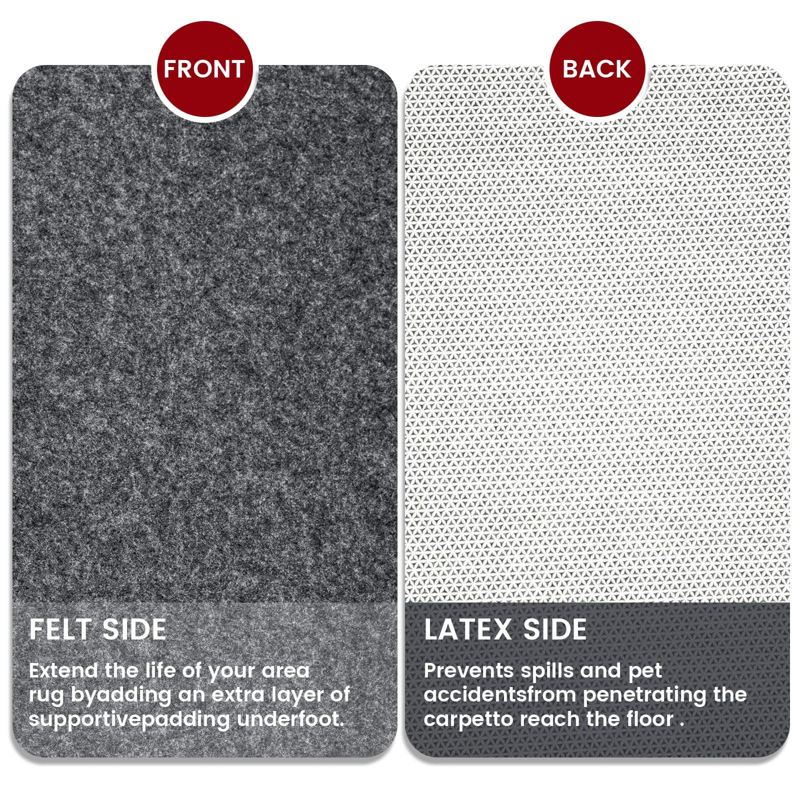 AEHISDHIE eco-friendly material rug pad designed for durability