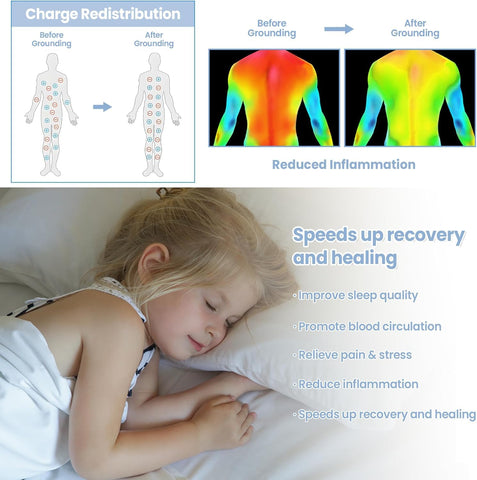 Aekenr grounding sheet with storage pockets for handy bedside items.