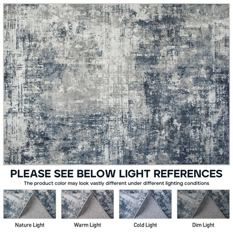 Aelenmu 8x10 area rug demonstrates water resistance against spills