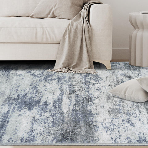 Aelenmu blue-grey colorway detail complements modern interiors.