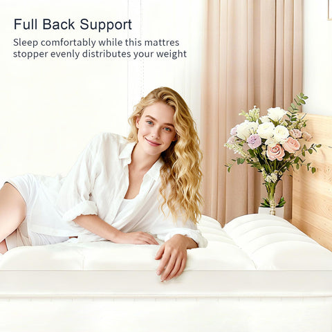 Aemicion-topper-machine-washable-cover enables easy cleaning and care.