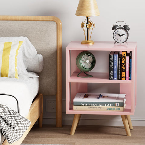 Aenuert kids nightstand with sturdy legs adds durable bedside charm.