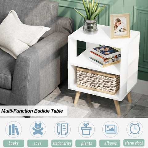 Aenuert Night Stand includes a clear assembly guide.