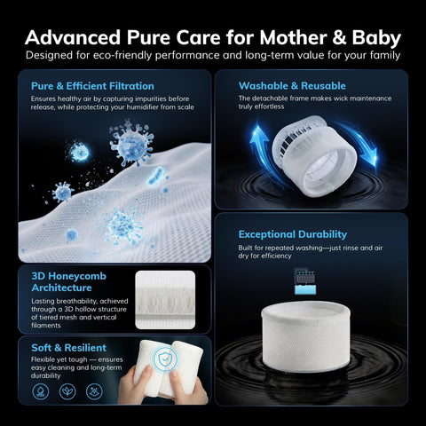 AEOCKY DoraVap 360° airflow and room sensor create steady comfort