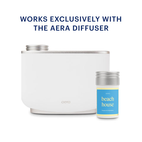 Aera Beach House diffuser refill pack for seamless scent refresh.
