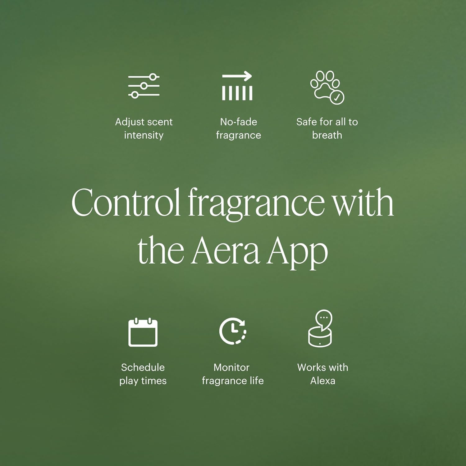 AERA Mini White Tea scent-visual capturing jasmine and white tea notes in focus