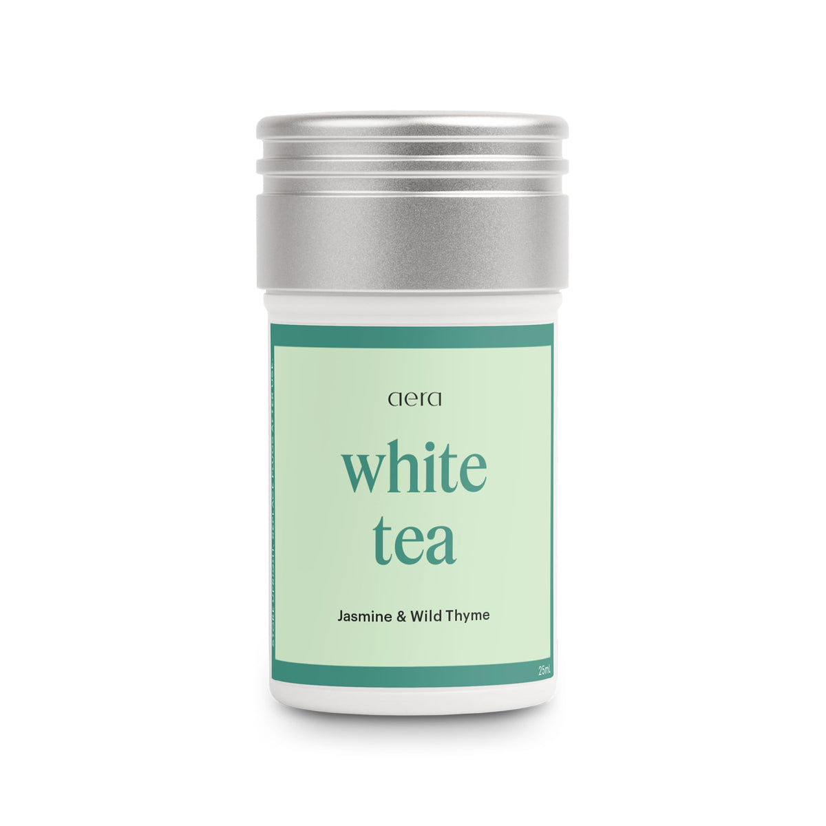 AERA White Tea refill bottle ready for long-lasting, refined home fragrance.