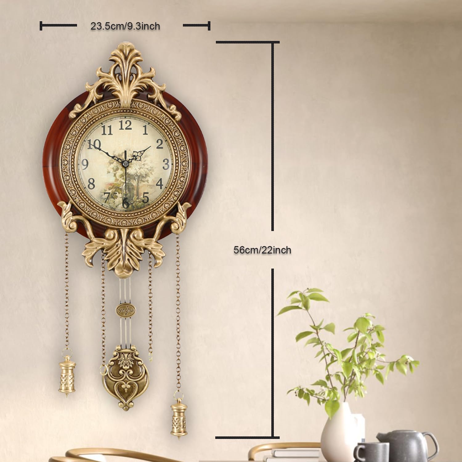 Aero Snail Victorian metal floral decor accents blend art with timekeeping
