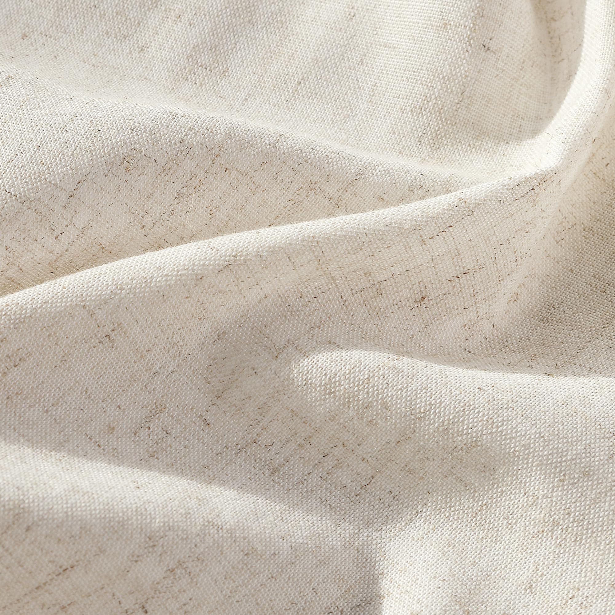 Aersas linen fabric close-up 190gsm shows natural texture and durability.