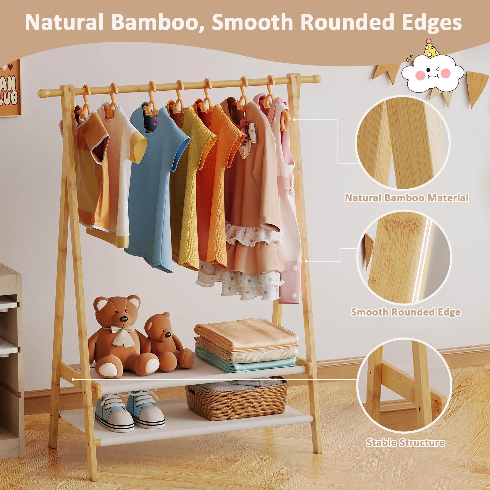 Aetherika Kids Rack compact-storage ideal for small rooms and quick cleanup.