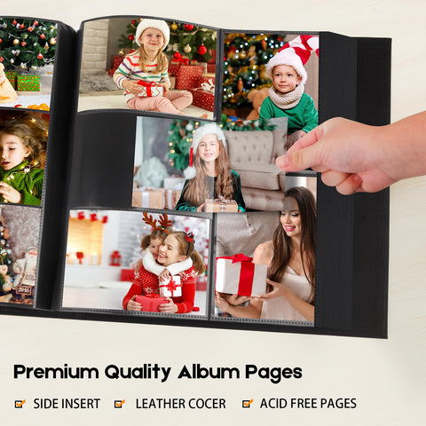 Aevdor album opened to show pages and space for ten photos per page
