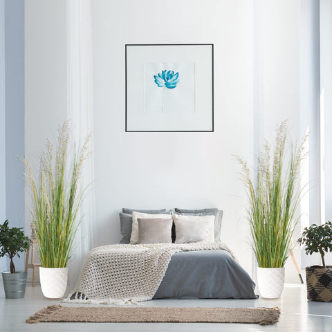 AfanD artificial grass plant suitable for living room or office decor.