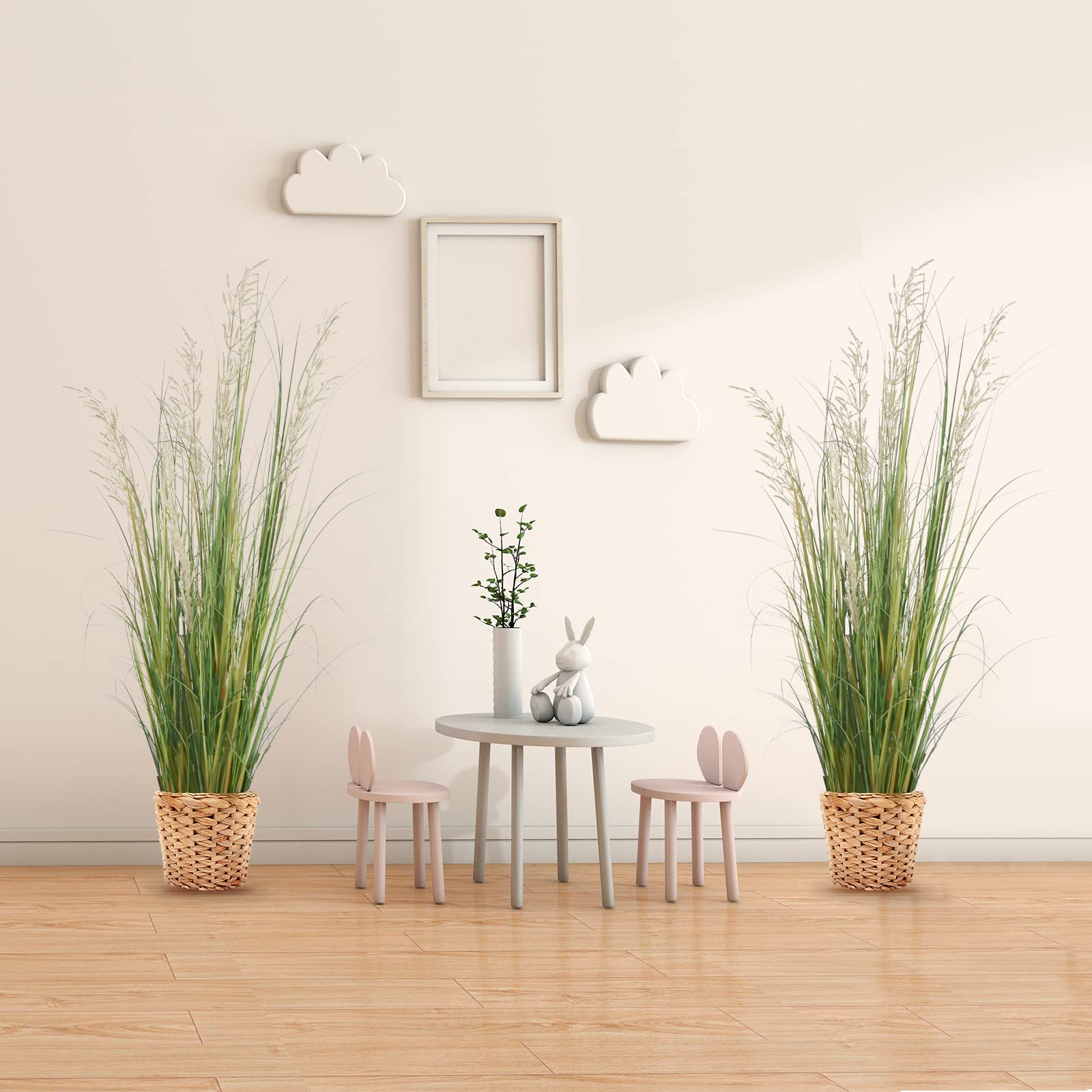 AfanD two-pack artificial plants arranged for decorative display.