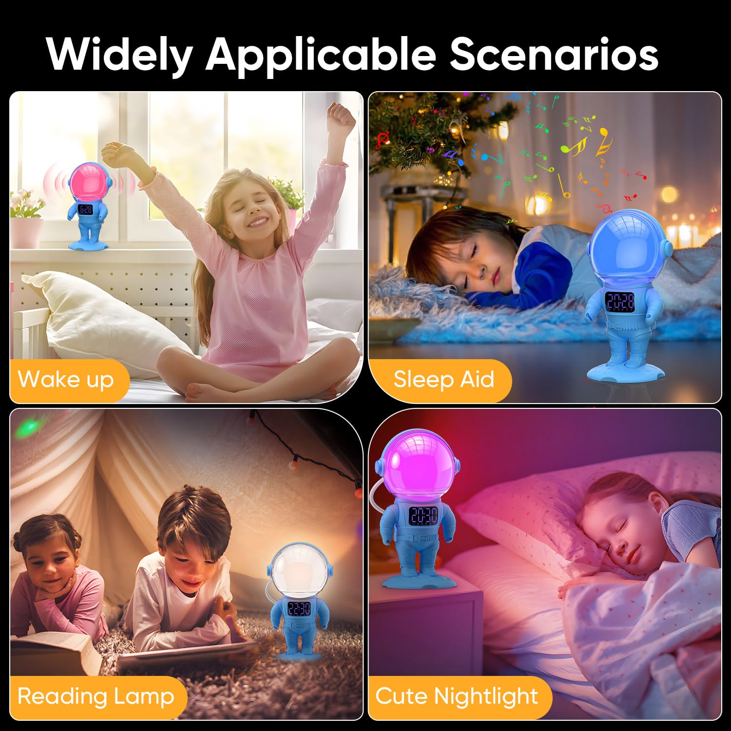 22 nightlight colors offer customizable ambience for reading or relaxing