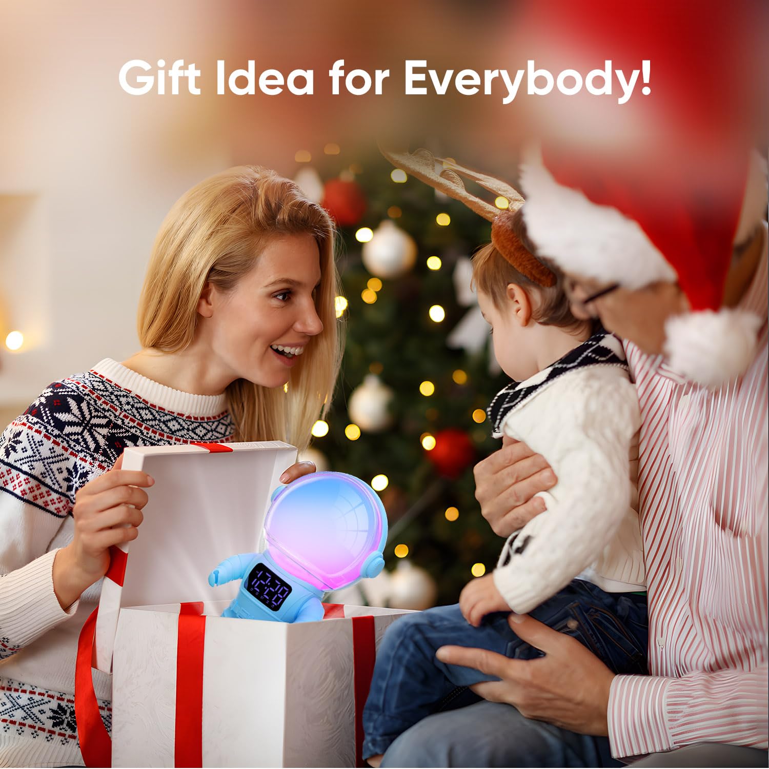 Ideal bedside companion for kids and adults seeking easier mornings