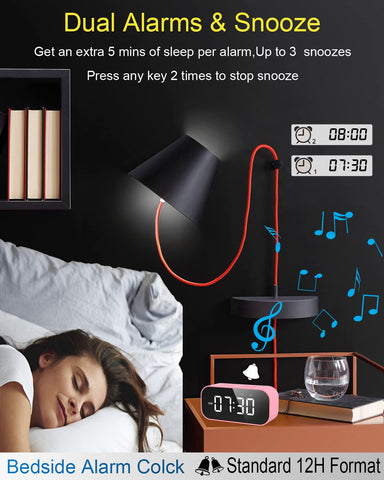 AFK alarm clock snooze button enabling extra minutes of rest