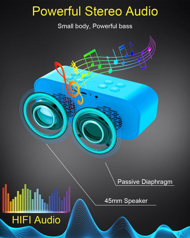 AFK clock connected by Bluetooth AUX and TF card for flexible audio options.