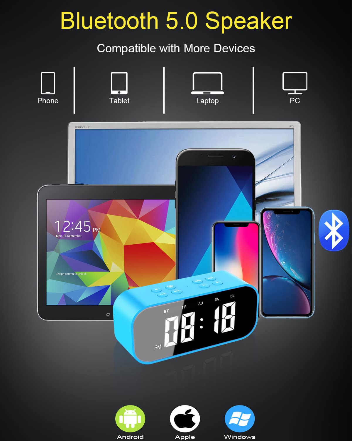 AFK hands-free calling microphone enables clear conversations without picking up the phone.